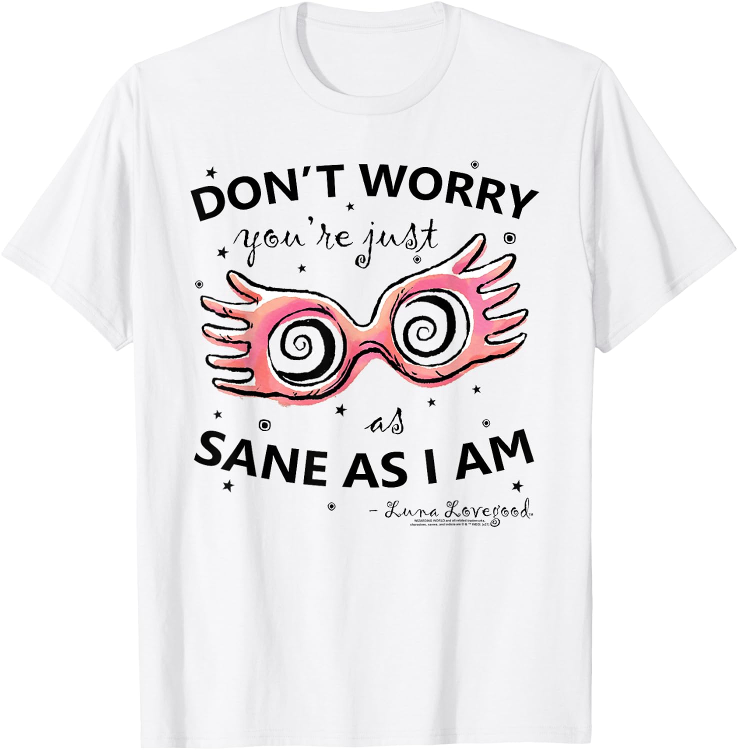 Detalle de Harry Potter Luna Lovegood Spectrespecs Noir T-Shirt