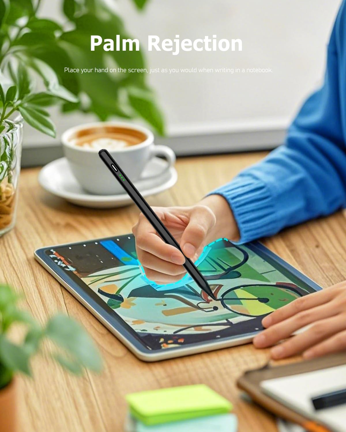 Thumbnail 2 de MYSTILUCK Stylus Pen for iPad (2018–2025): Fast charging, palm rejection and precise control