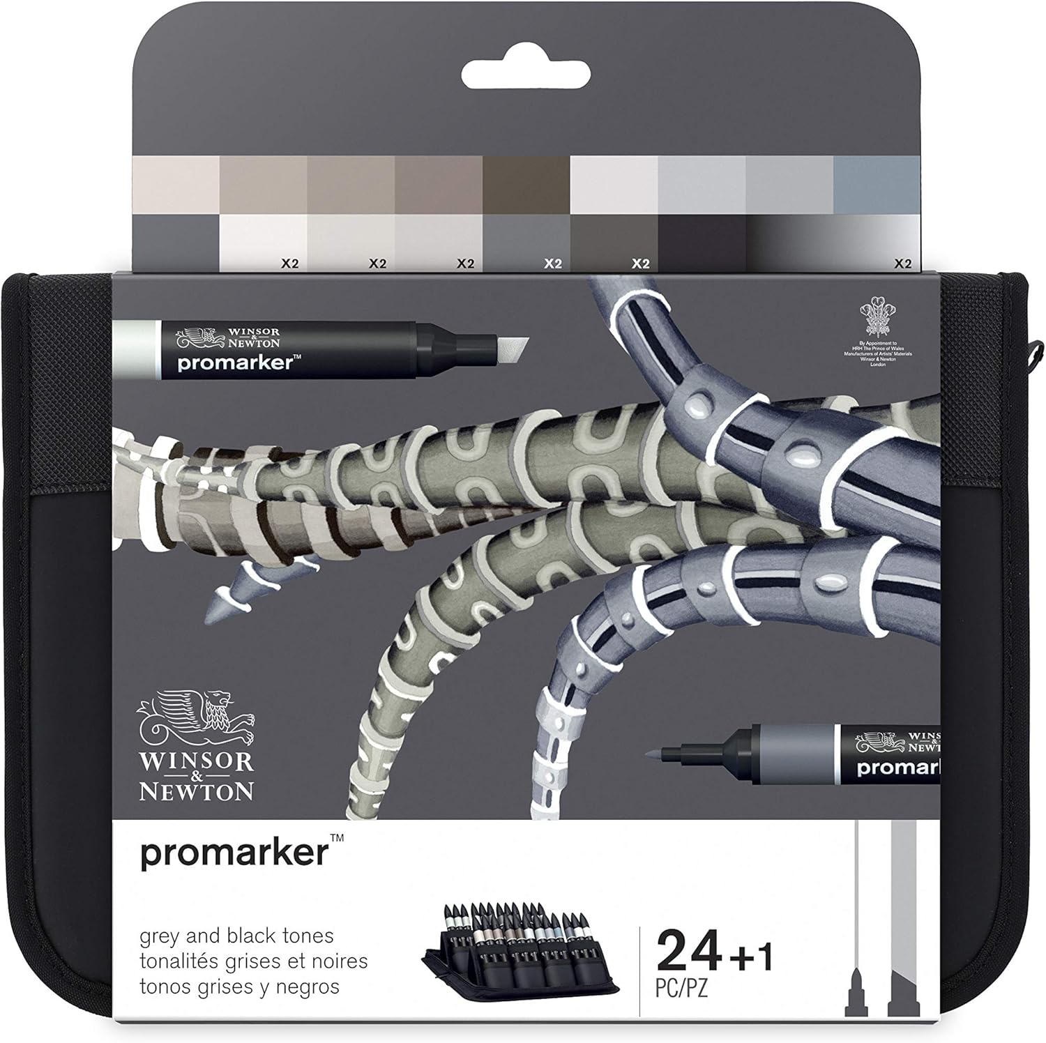 Thumbnail 6 de Winsor & Newton ProMarker 0290163 Layoutmarker-Set (Architektur) mit 2 Spitzen