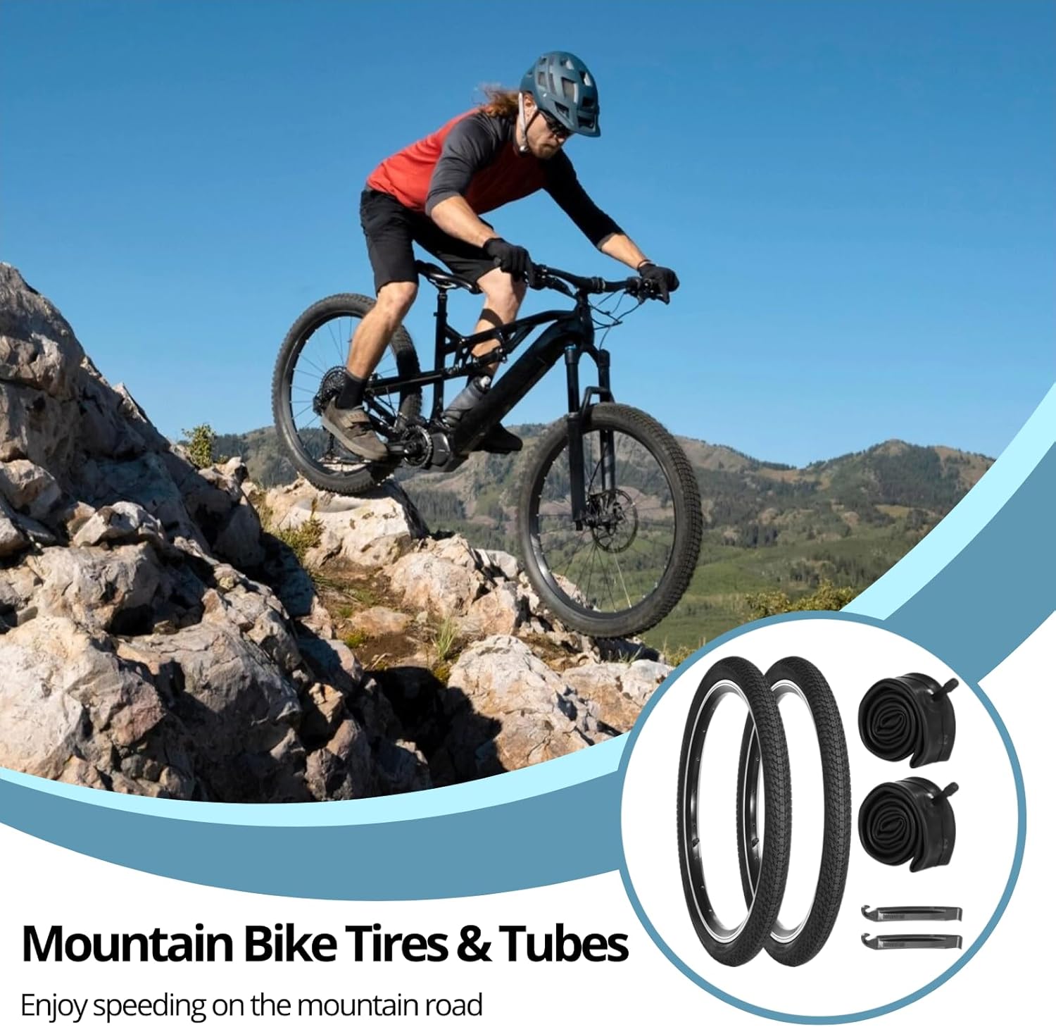 Thumbnail 1 de 20-Zoll Fahrradreifen Set 2er mit Schlauch