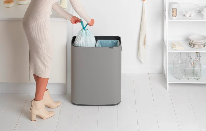 Thumbnail 16 de Brabantia Bo Touch Bin 2 x 30 Liter Mineralbeton-Grau