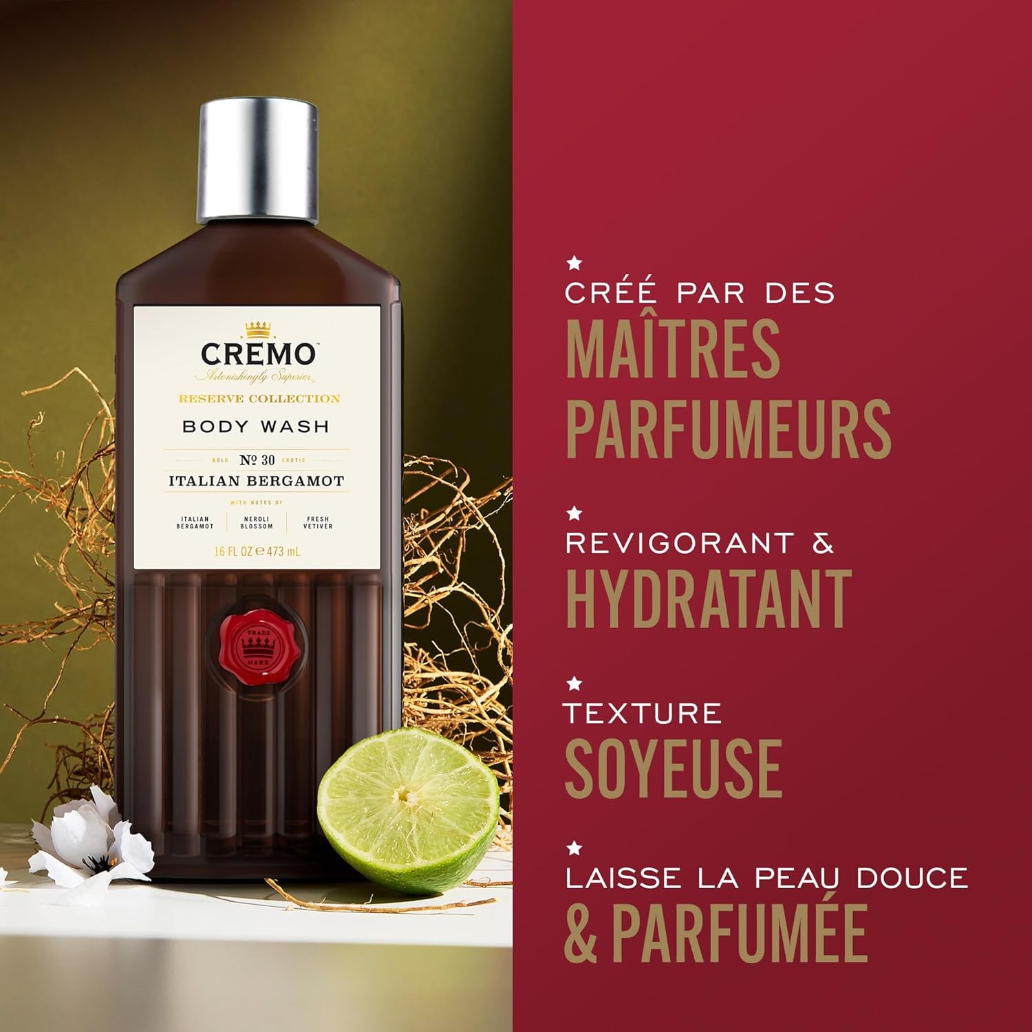 Detalle 2 de Cremo 473 ml Gel douche bergamote