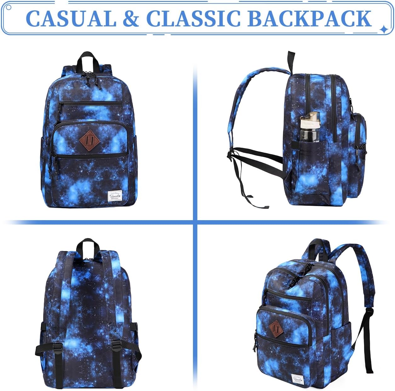 Thumbnail 5 de VASCHY 21L Lightweight School Backpack (water-resistant, 15.6 inch) for teens and adults