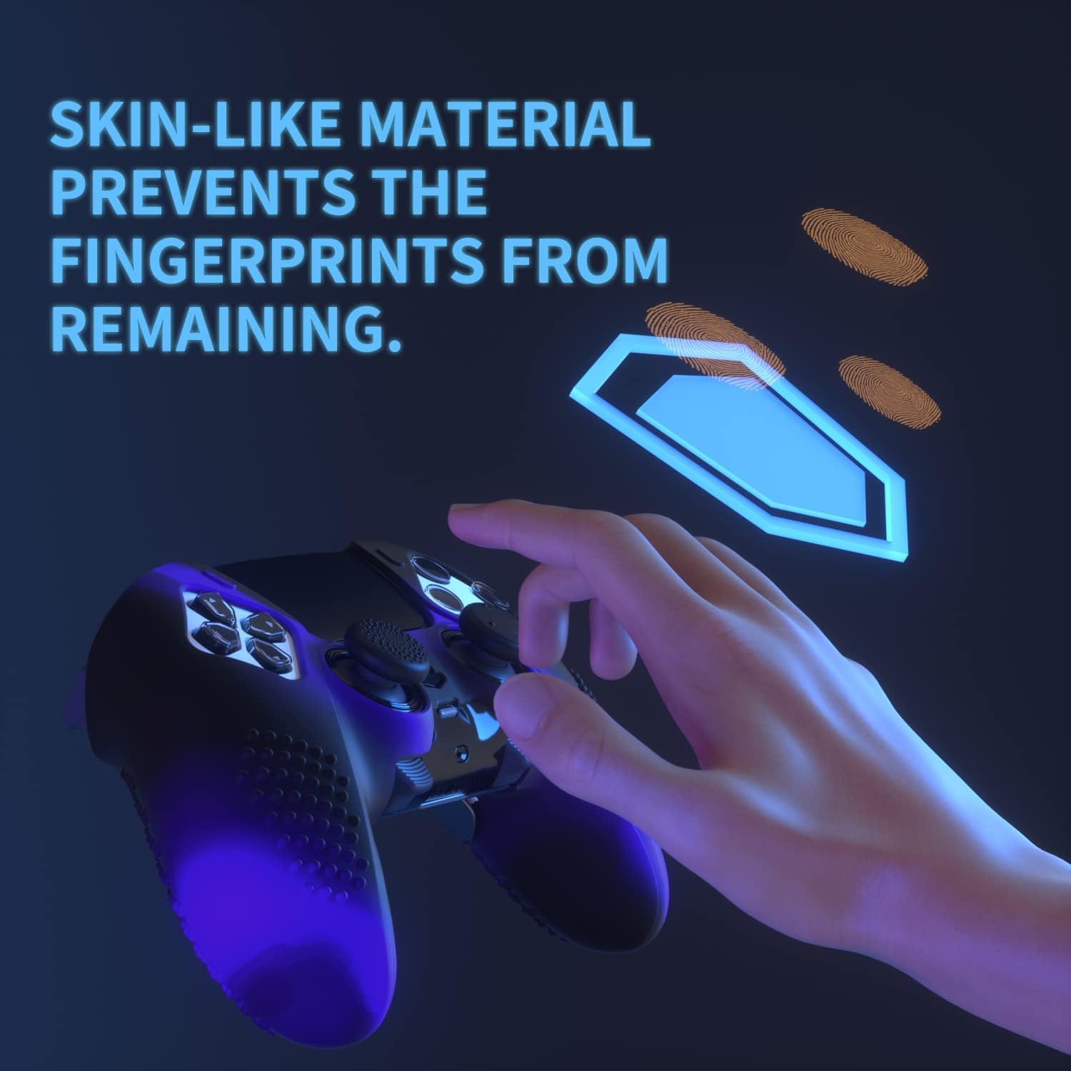 Detalle 2 de PlayVital 3D Studded Anti‑Slip Cover for PS5 Edge