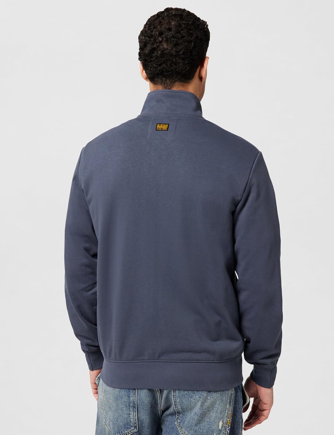 Detalle de G-Star Uomini Nifous Zip Thru Sweater: stile urbano e comfort daily
