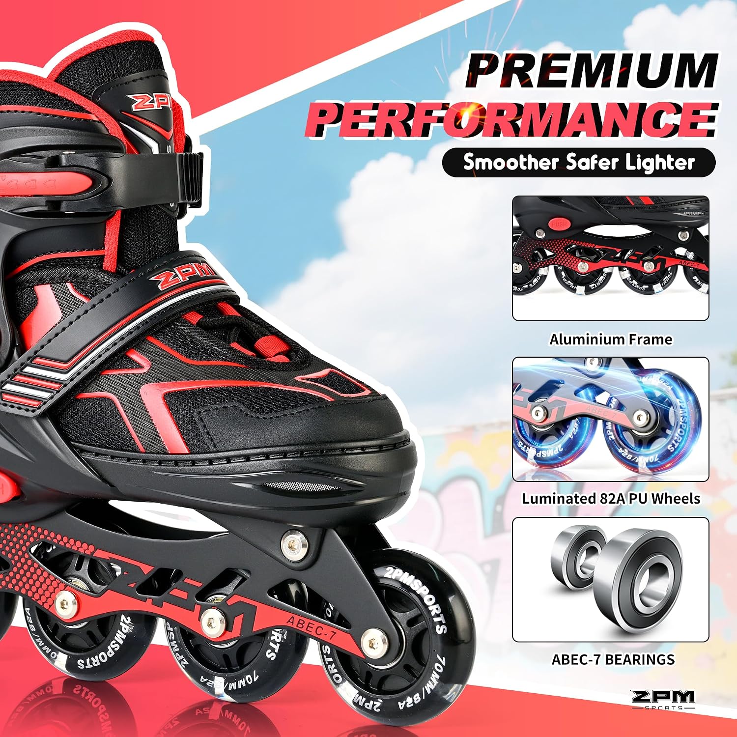 Thumbnail 2 de 2PM SPORTS Adjustable Inline Skates