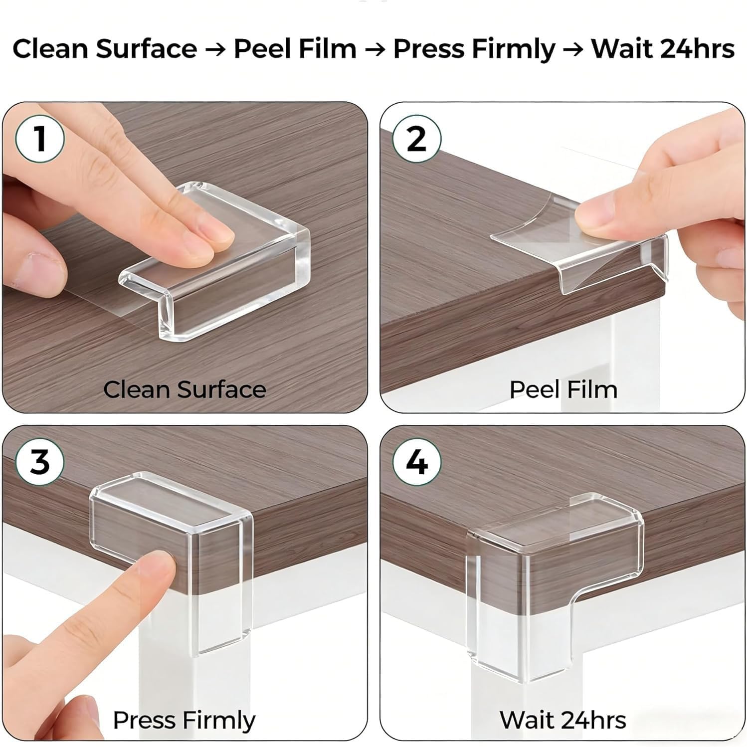 Thumbnail 6 de 12Pcs Table Corner Protectors For Baby – Complete Edge Protection for Furniture and Rooms
