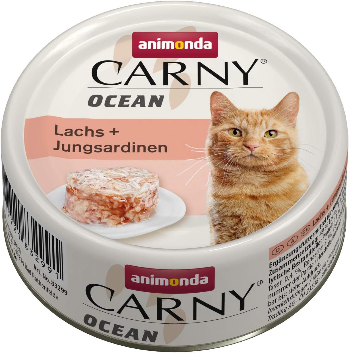 Detalle de animonda Carny Ocean Katzen Nassfutter Lachs