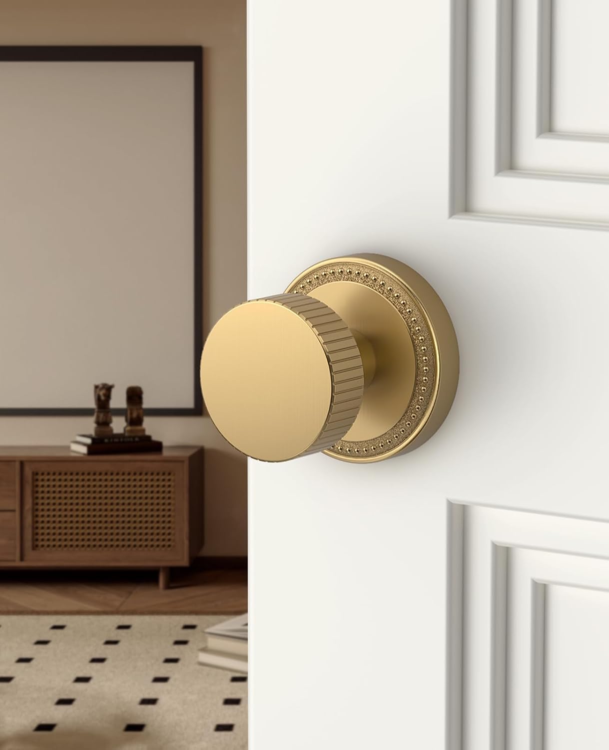 Detalle de Asidrama Interior Door Knobs, Champagne Bronze