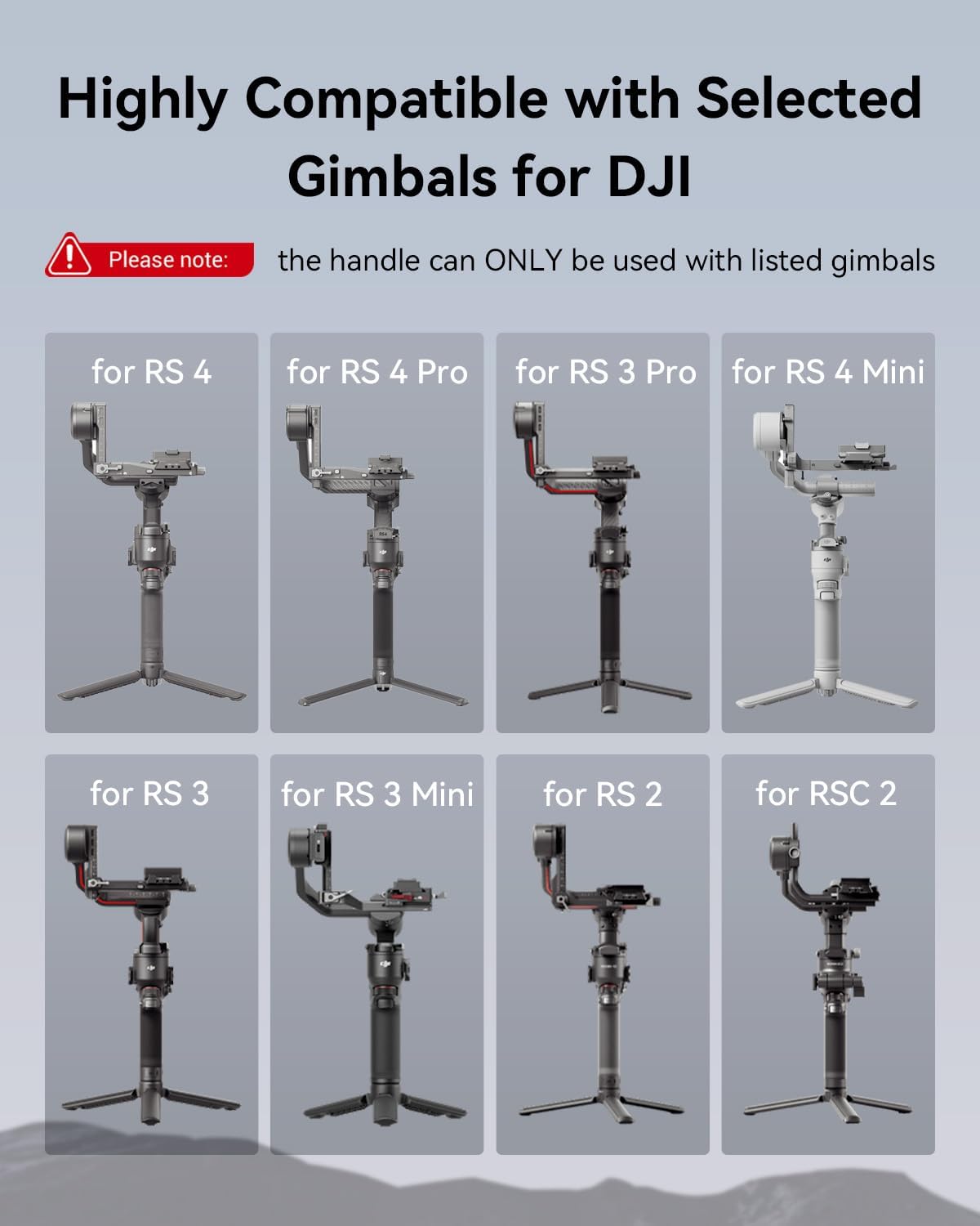 Thumbnail 1 de SMALLRIG 3028D impugnatura regolabile per DJI RS 4 mini/RS 4/RS 4 Pro e RS 3/RSC 2 (carico 8 kg)