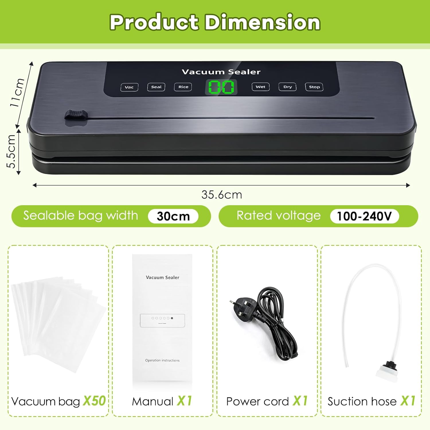 Thumbnail 6 de comeder 6 in 1 Vacuum Sealer