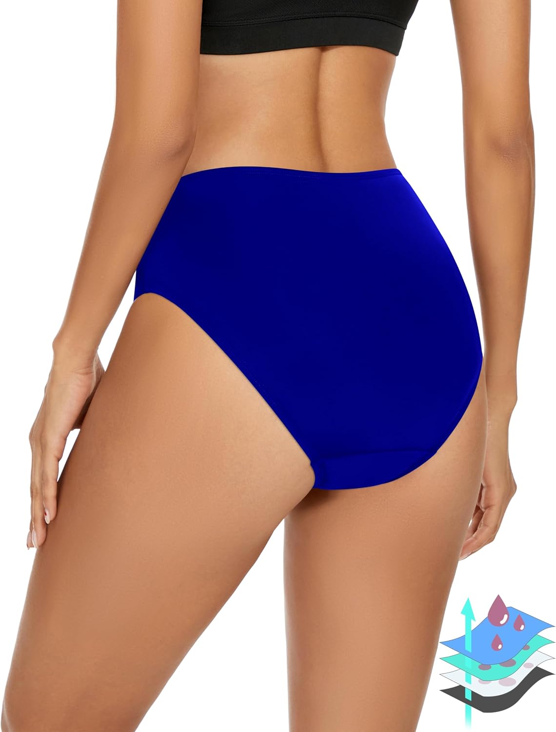Thumbnail 6 de Leovqn Period Swimwear Leakproof Men's and Women's Swim Bottom with UPF 50+ — Light Flow