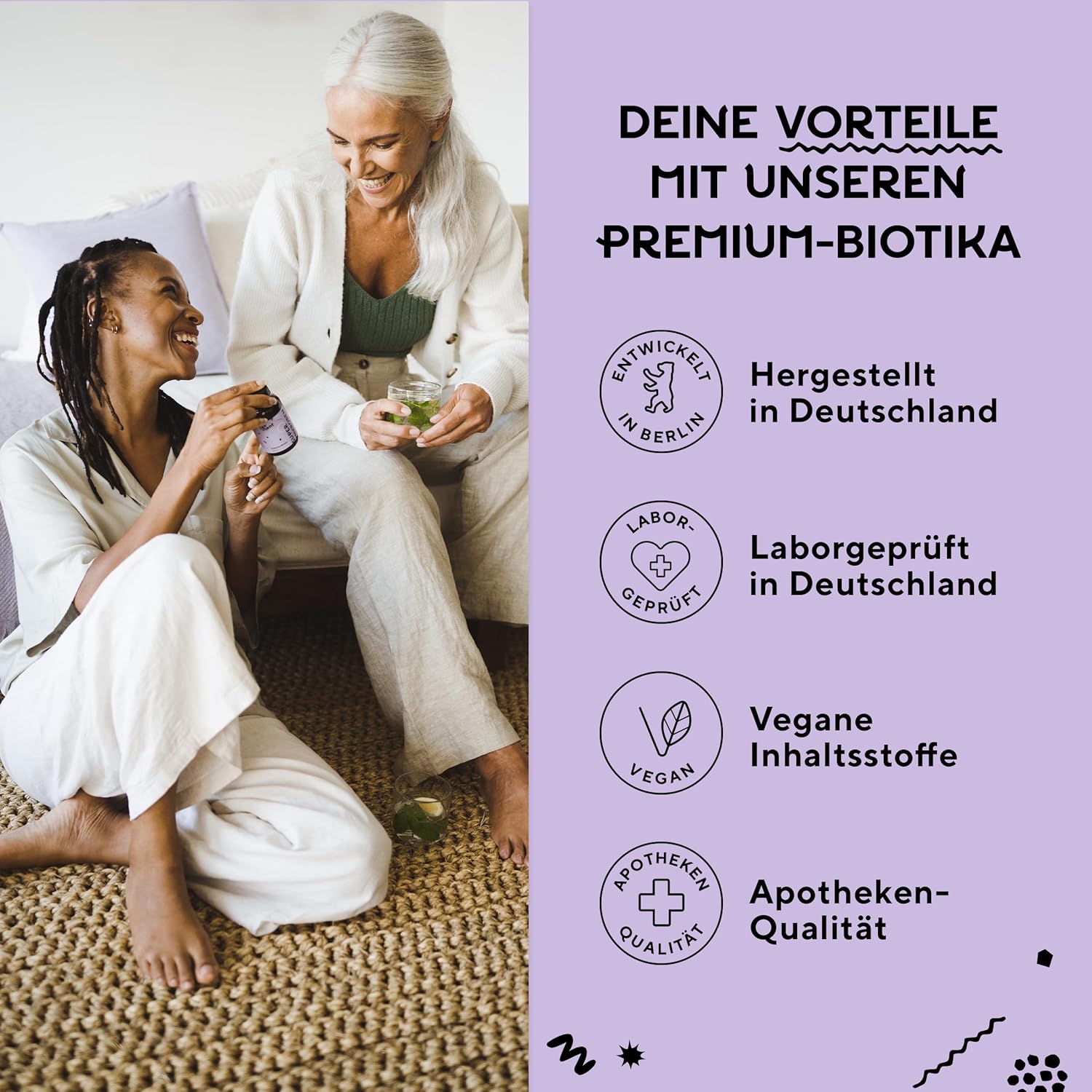 Thumbnail 3 de fairment SuperMikroben® Bakterien Stämme 3 MRD Kapseln mit Zink – 60 Tagesdosen, vegan