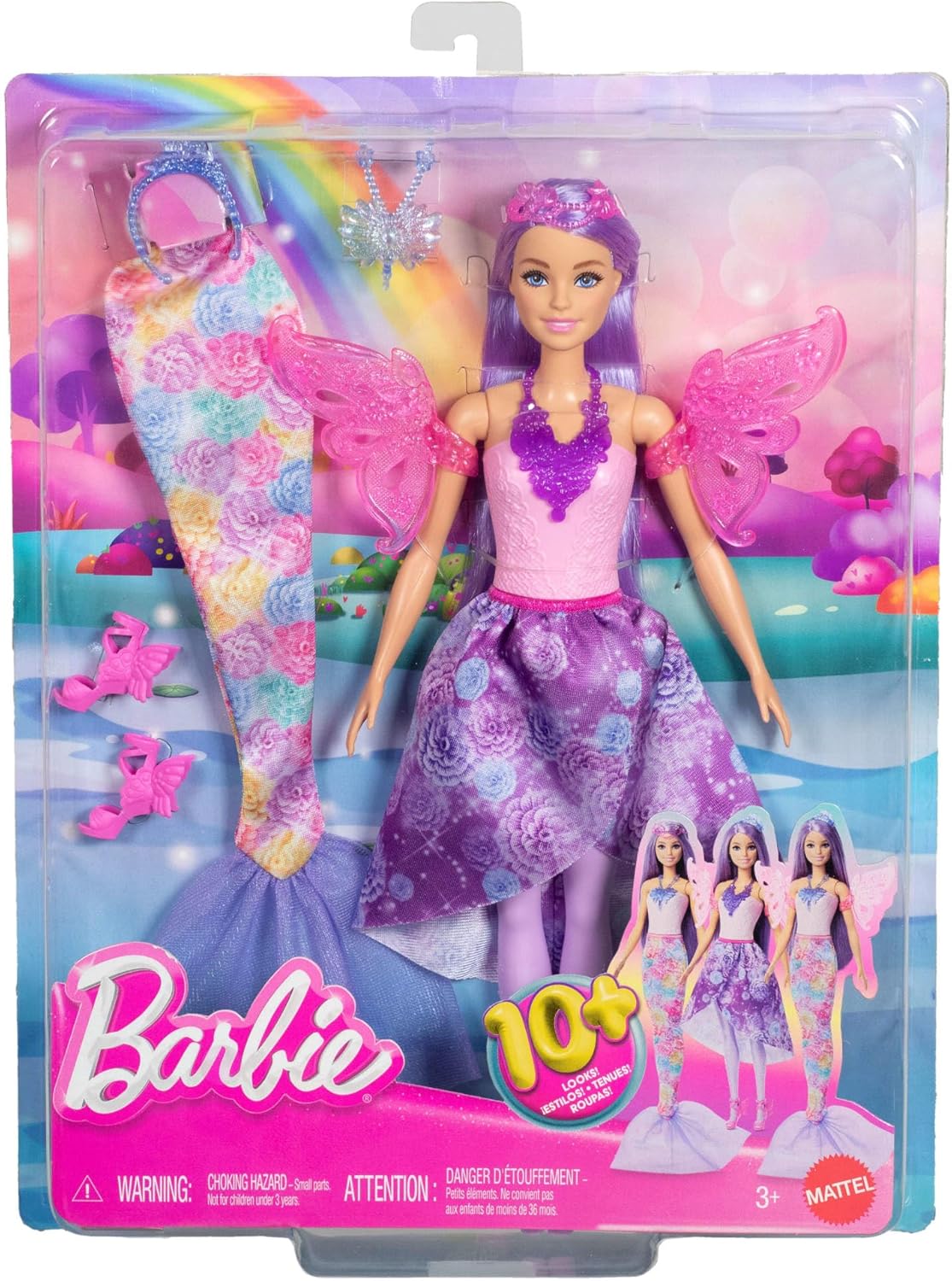 Thumbnail 6 de Barbie Poupée féerique avec accessoires — plus de 10 looks pour des aventures enchantées