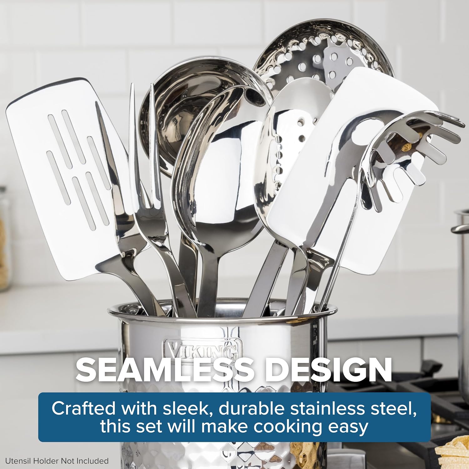Thumbnail 4 de Viking Kitchen Utensils Set 8-Piece stainless steel