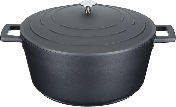 Detalle de MasterClass Cazuela Grande 5L, Aluminio Fundido, Inducción 🍲