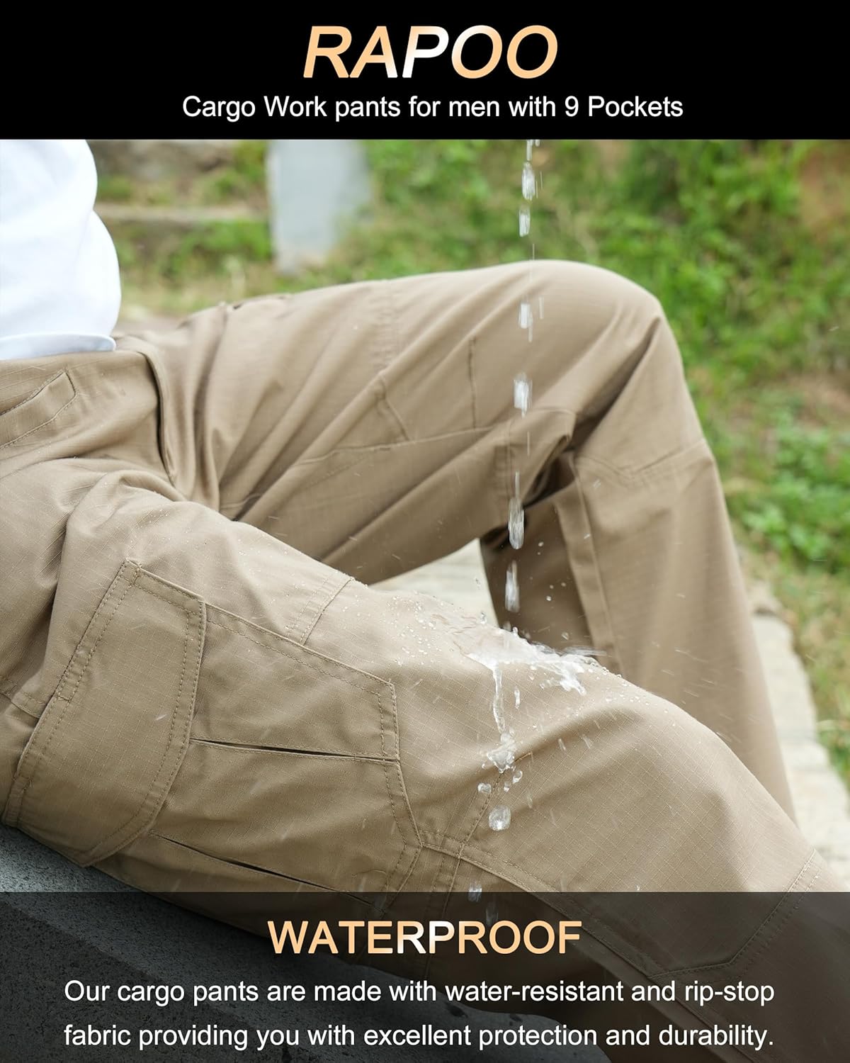 Thumbnail 3 de Rapoo Ripstop Cargo Pants 9 Pockets