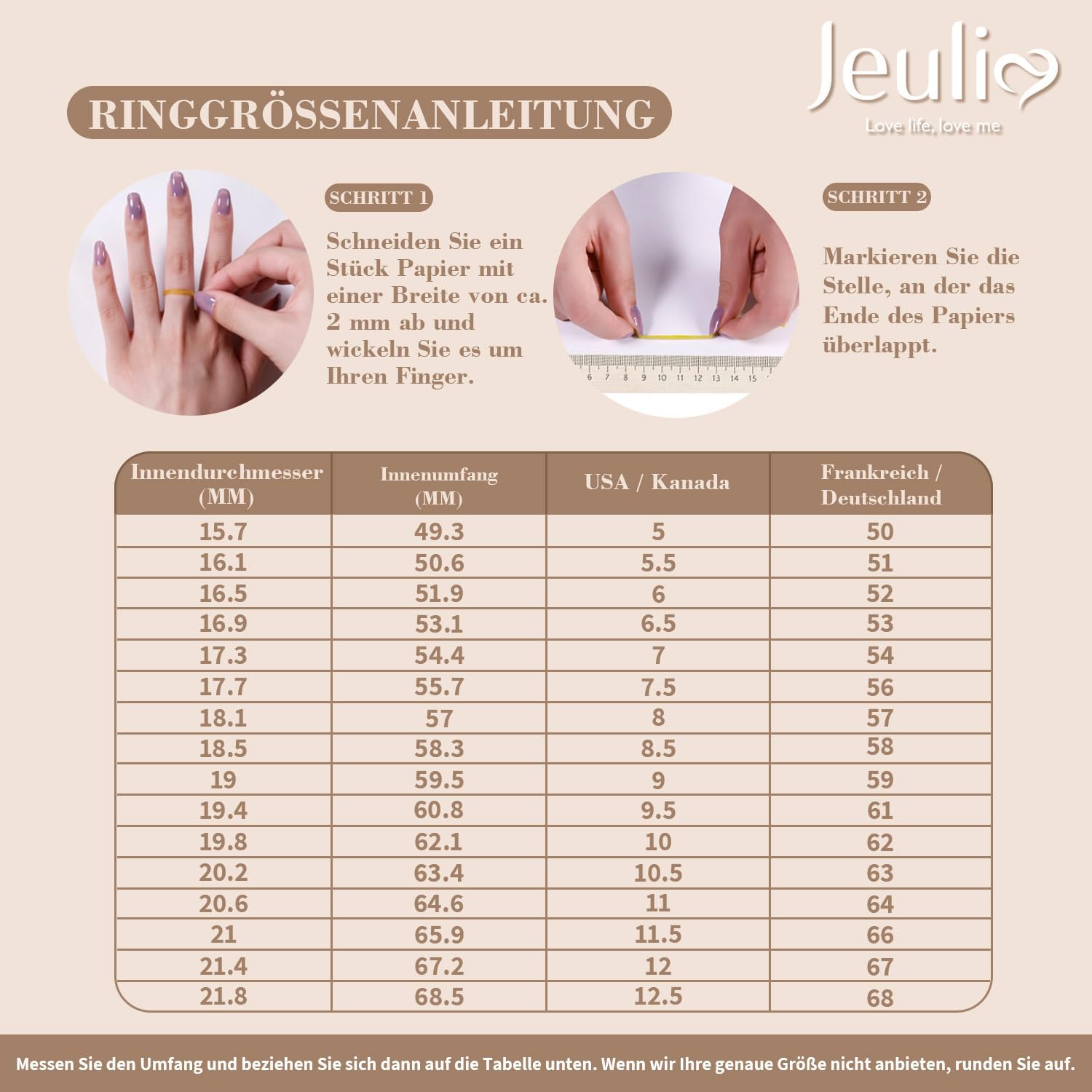 Thumbnail 6 de Jeulia 925 Sterling Silber Ring Milgrain & Rundschliff – Damenband mit Schmuckschatulle