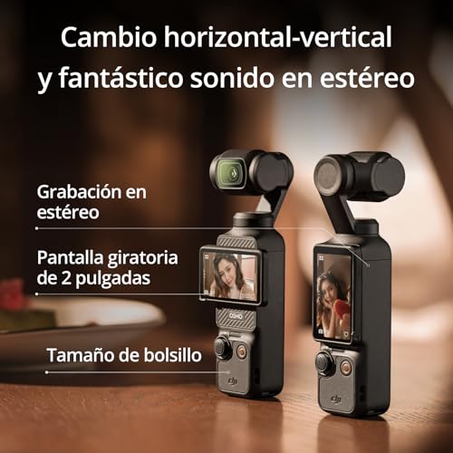 Thumbnail 3 de DJI Osmo Pocket 3: cámara de bolsillo con estabilización en 3 ejes y grabación 4K/120 fps