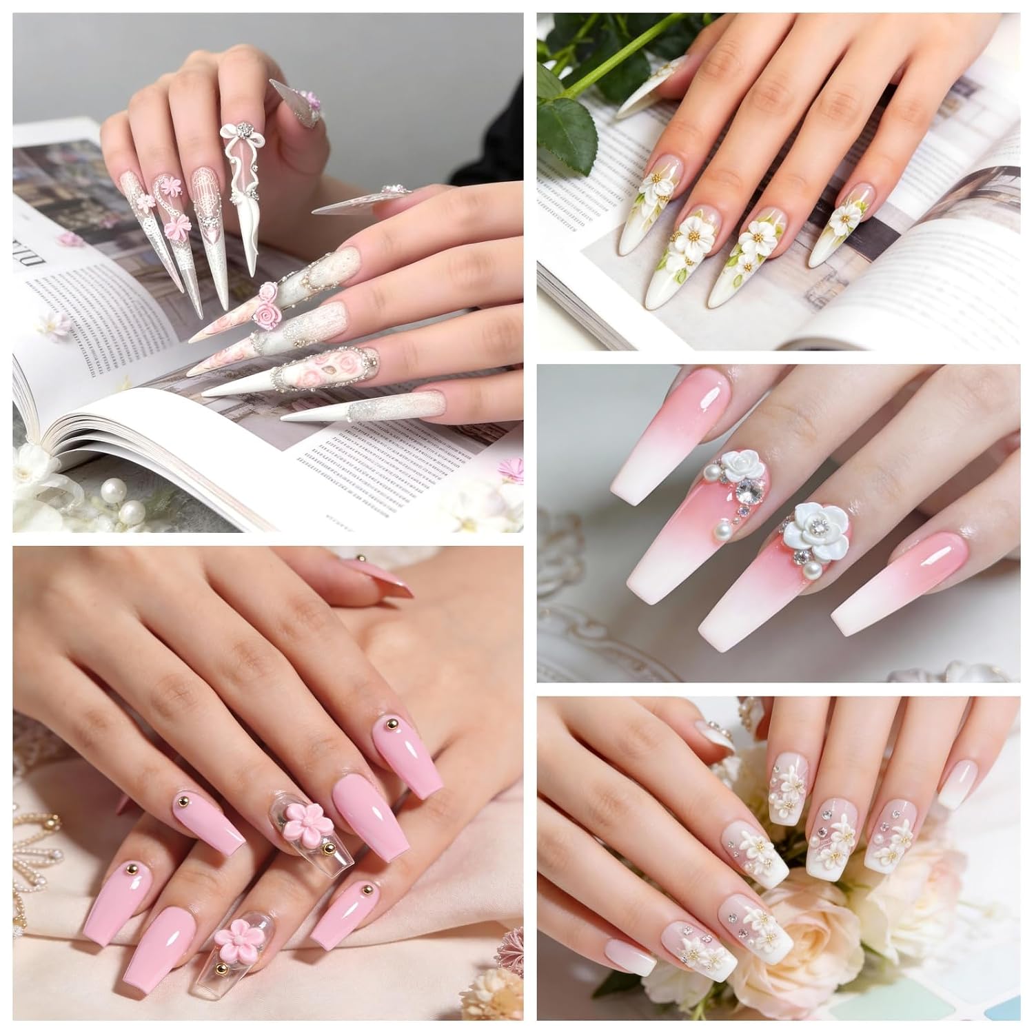 Detalle de Peacecolor Acrylic Nail Kit with 15g Powders