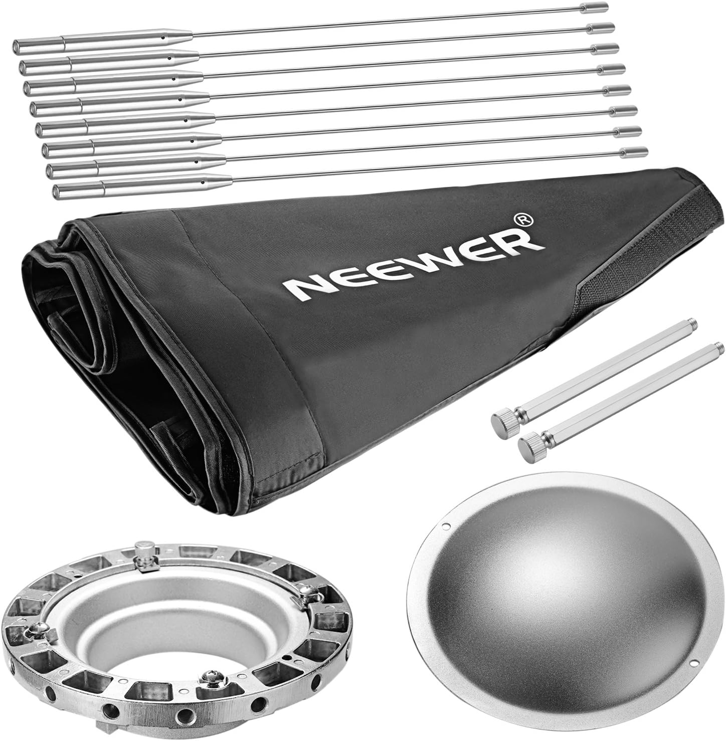 Thumbnail 6 de Neewer 60 cm Octagonal Softbox and Beauty Dish for Studio