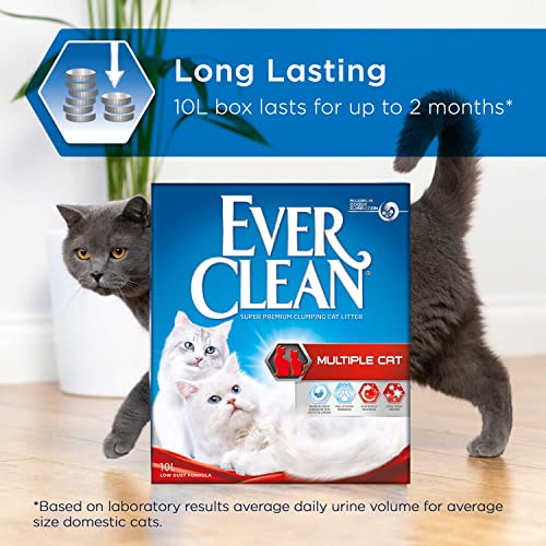 Thumbnail 8 de Ever Clean Clumping Cat Litter for Multiple Cats, Scented 10L
