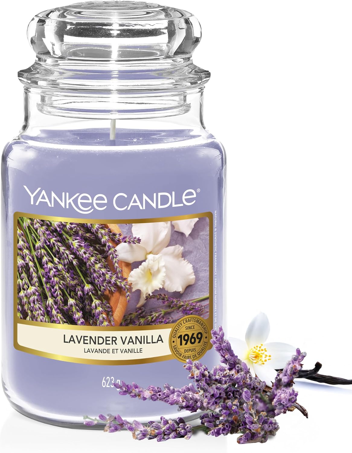 Detalle de Yankee Candle Lavender Vanilla 150h