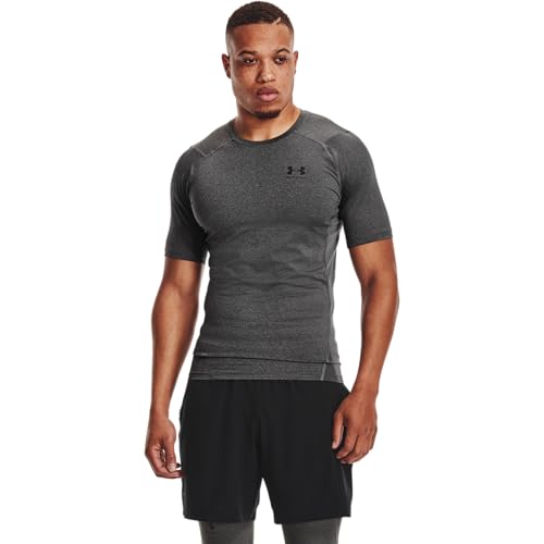 Thumbnail 1 de Under Armour Homme T-Shirt Heatgear Carbon Heather/Black ⚙