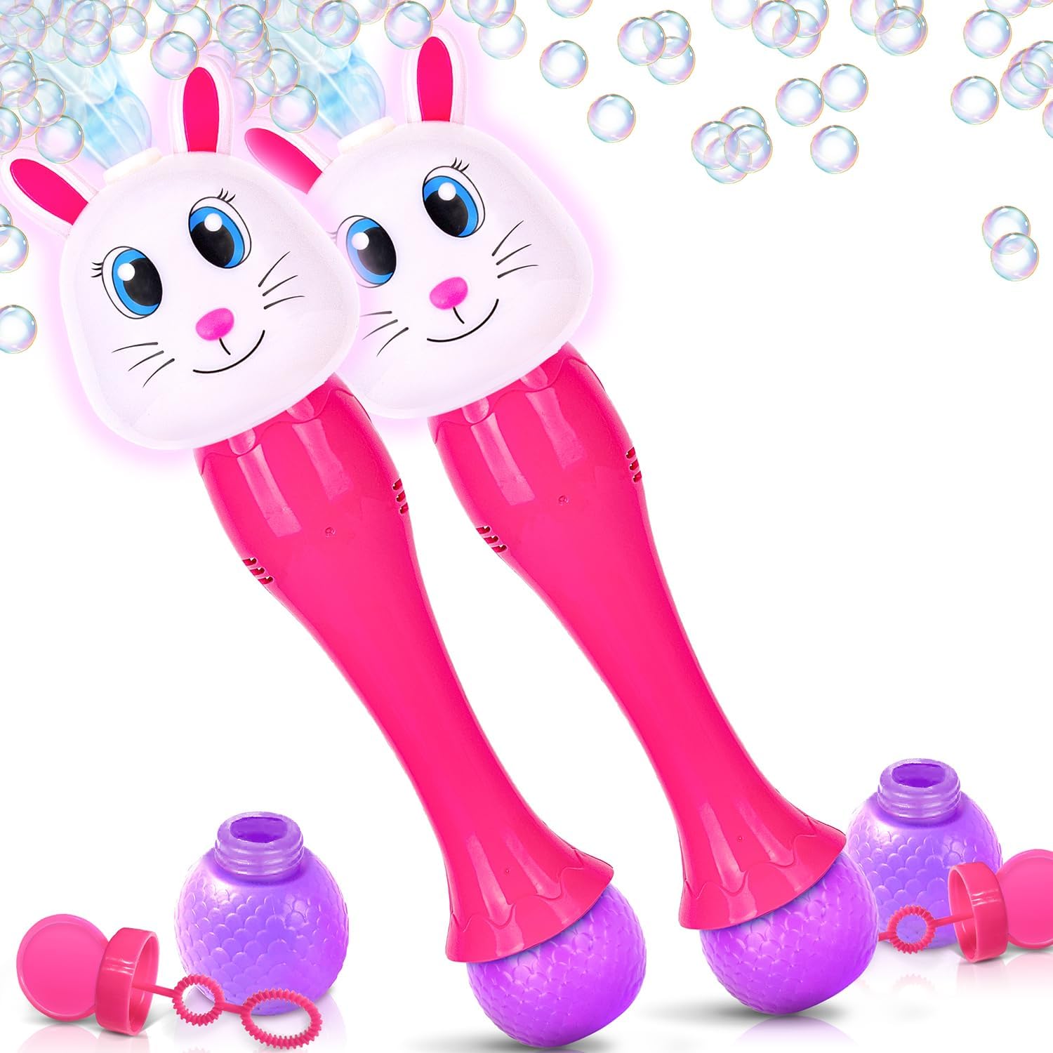 Detalle de ArtCreativity Easter Bunny Bubble Wand 14" 📯