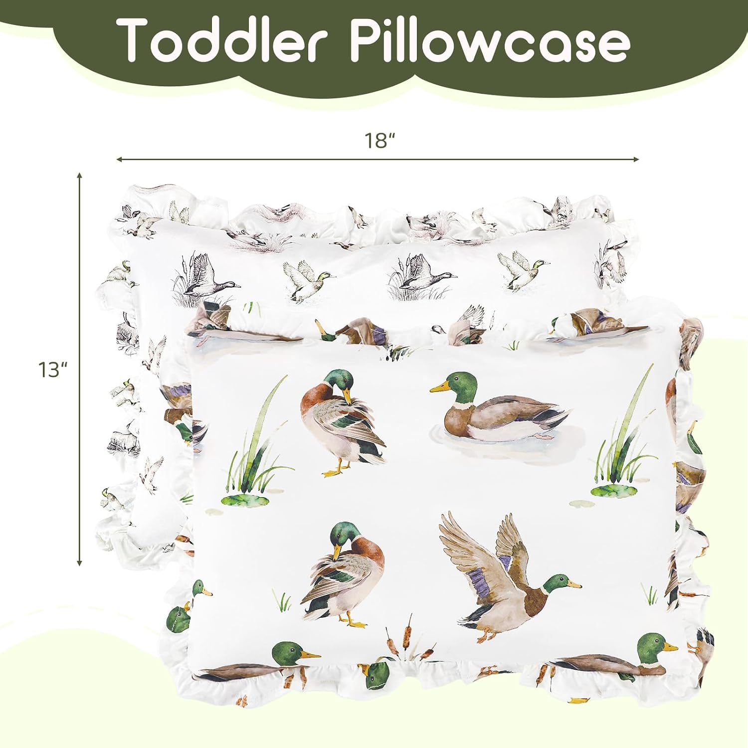 Detalle de CARUILI Toddler Pillowcase 13 x 18 Inches