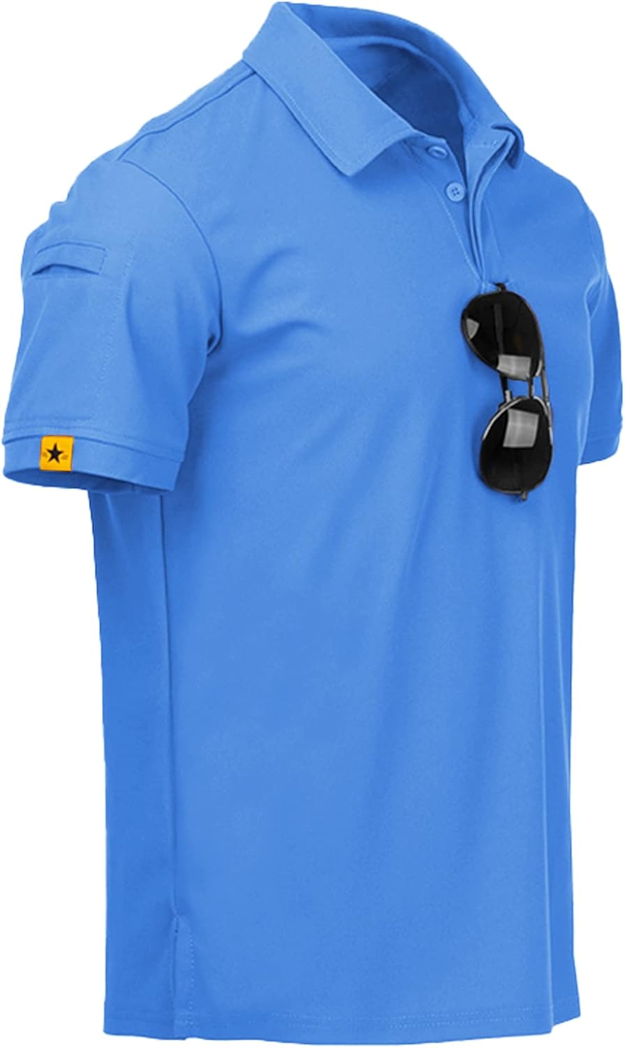 Thumbnail 6 de ZITY Men’s Short-Sleeve Polo Shirt with Collar, Moisture-Wicking Stretch