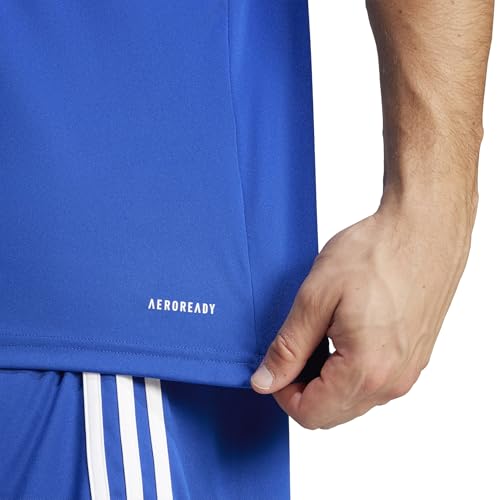 Detalle de Adidas Squadra25 Jersey de manga corta para hombre (Royal Blue/White) – talla L