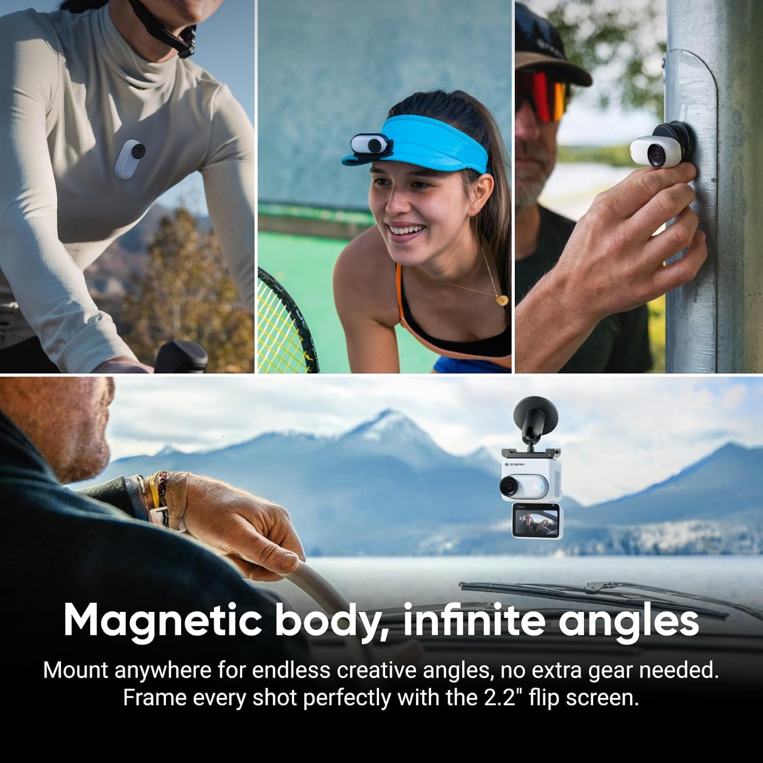 Thumbnail 3 de Insta360 GO 3S 64GB (Arctic White) — tiny 4K action vlogging camera with hands-free POVs and stabilisation