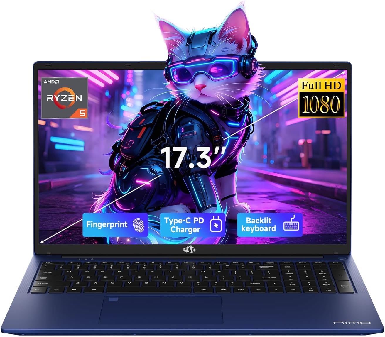 Detalle de NIMO 17.3-Inch Laptop