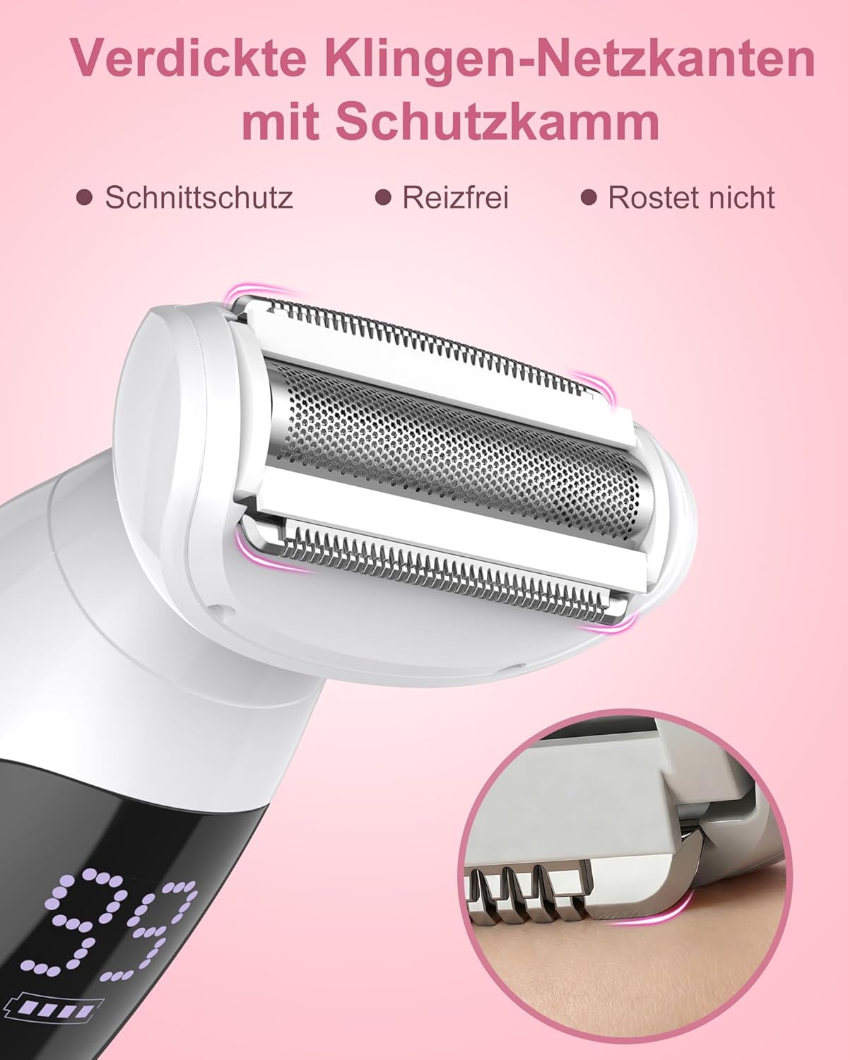 Detalle 2 de Damen Rasierer 3-in-1 IPX7 mit USB