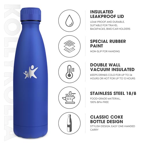 Detalle 2 de KollyKolla Botella Térmica 750 ml para deporte y escuela