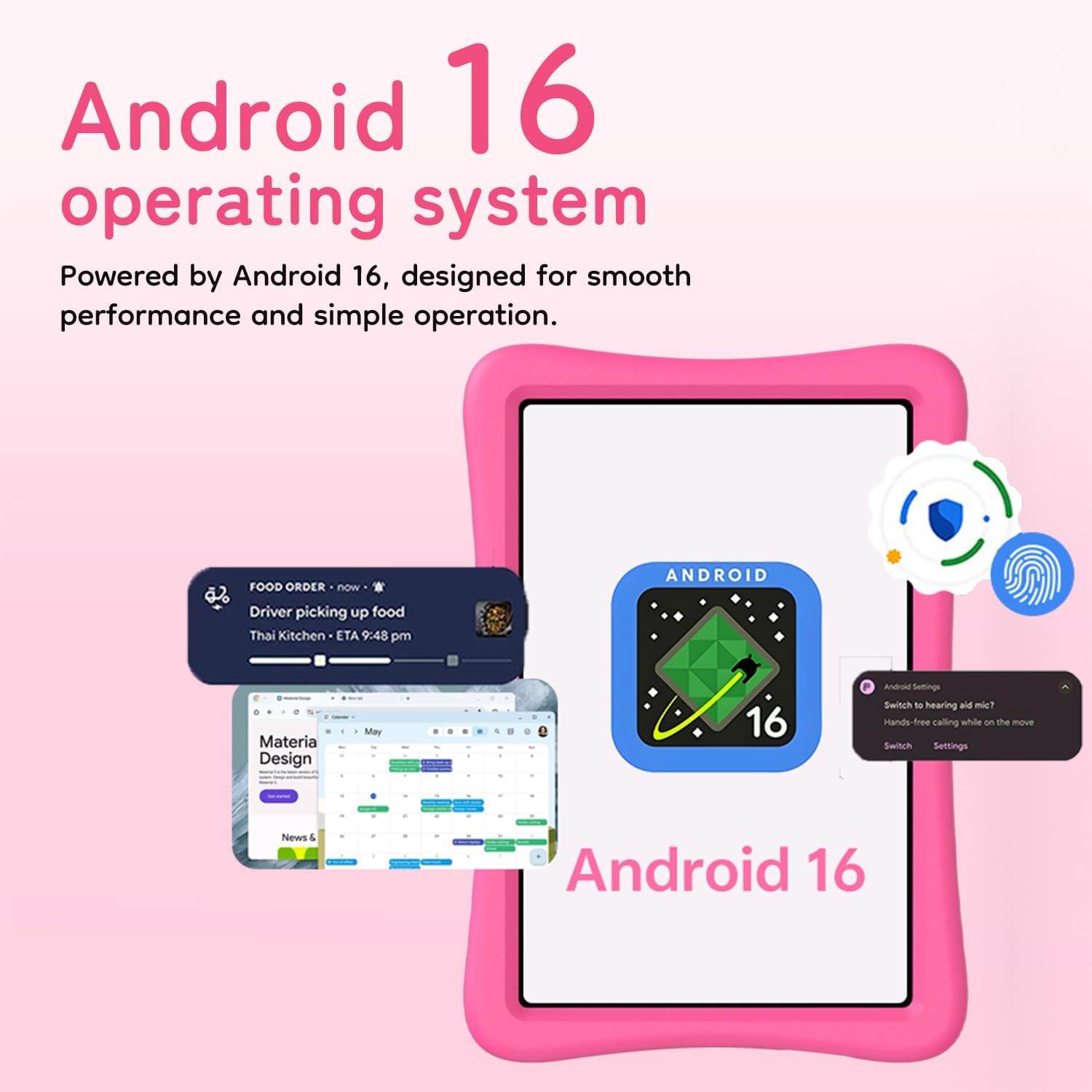 Thumbnail 1 de SVITOO Kids Tablet 10 Inch (Android) with Parental Controls, 20GB RAM/32GB Storage, WiFi 6, Shockproof Case