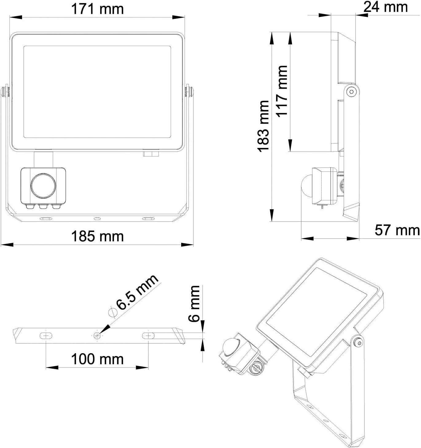 Thumbnail 1 de Philips Projectline 50W proiettore LED