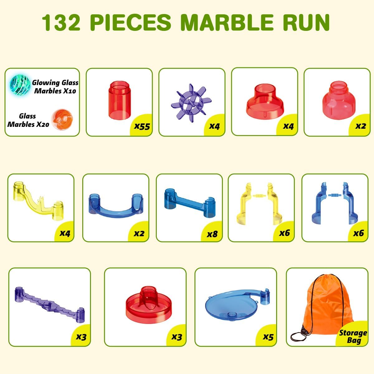 Detalle 2 de LOYO Marble Run 132-Piece Set