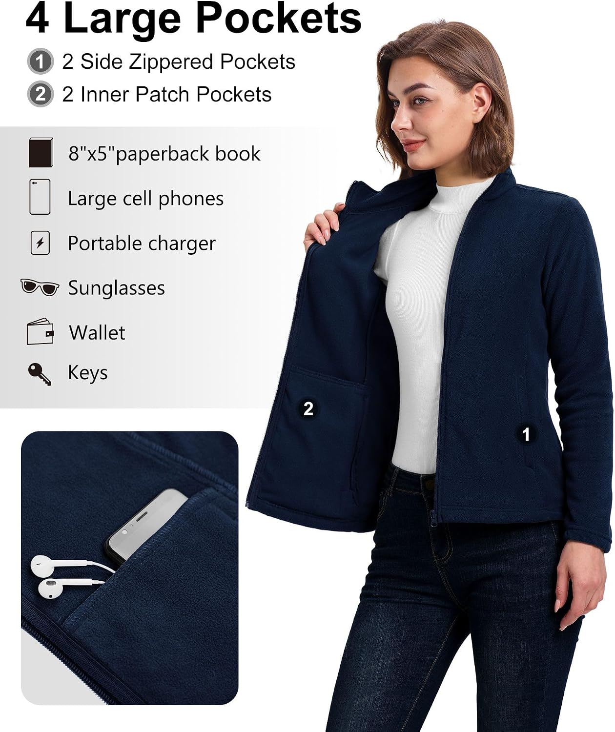 Thumbnail 2 de 33,000ft Women's Fleece Jacket