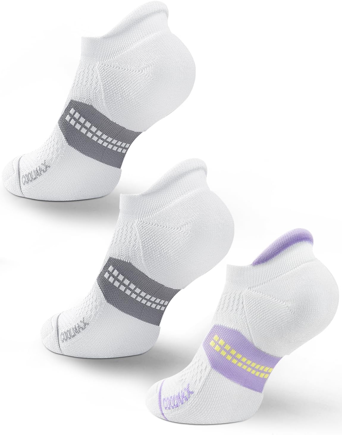 Detalle de Calzini da corsa invisibili in compressione 15-20 mmHg Coolmax Bamboo da donna Juclise