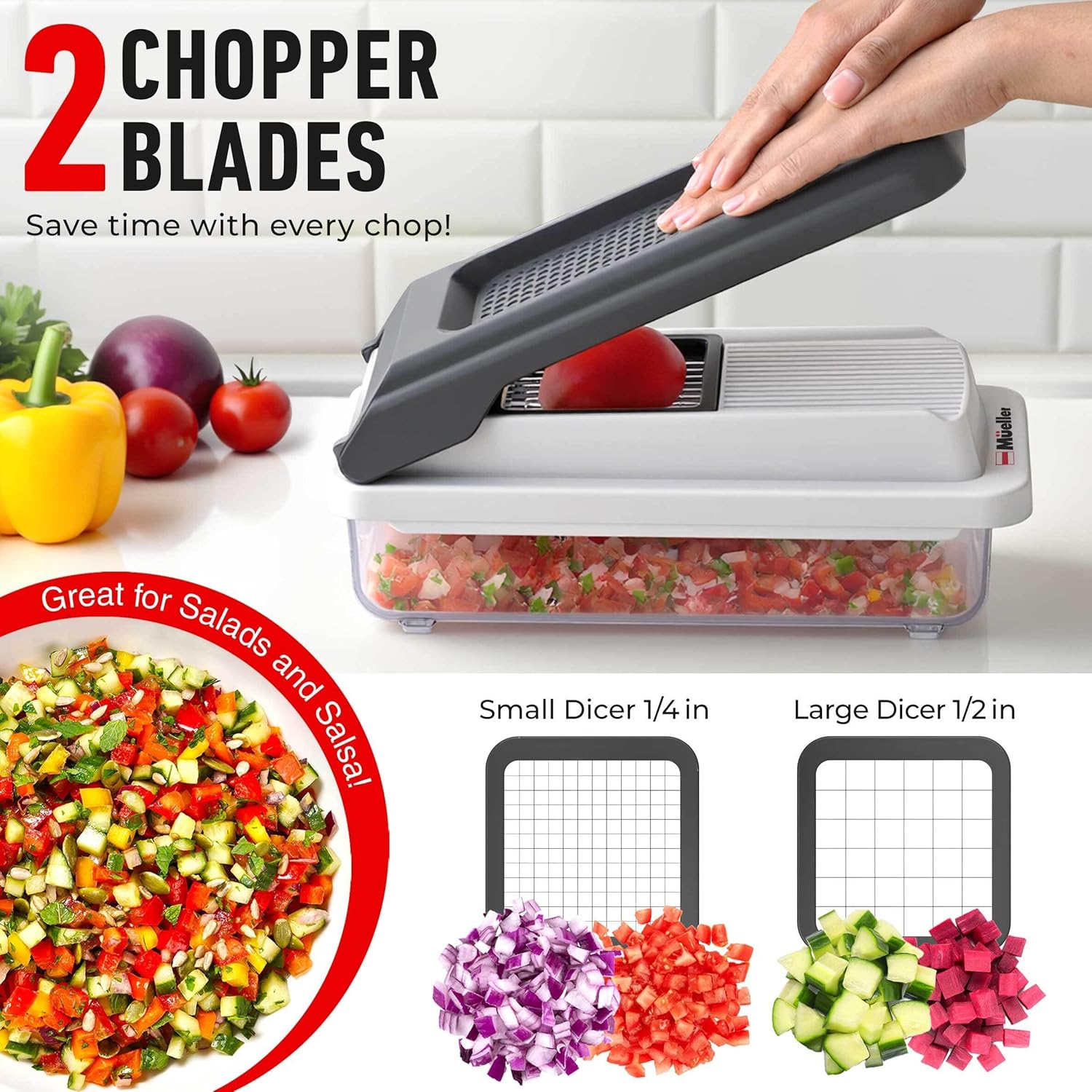 Thumbnail 2 de Mueller Vegetable Chopper Mandoline