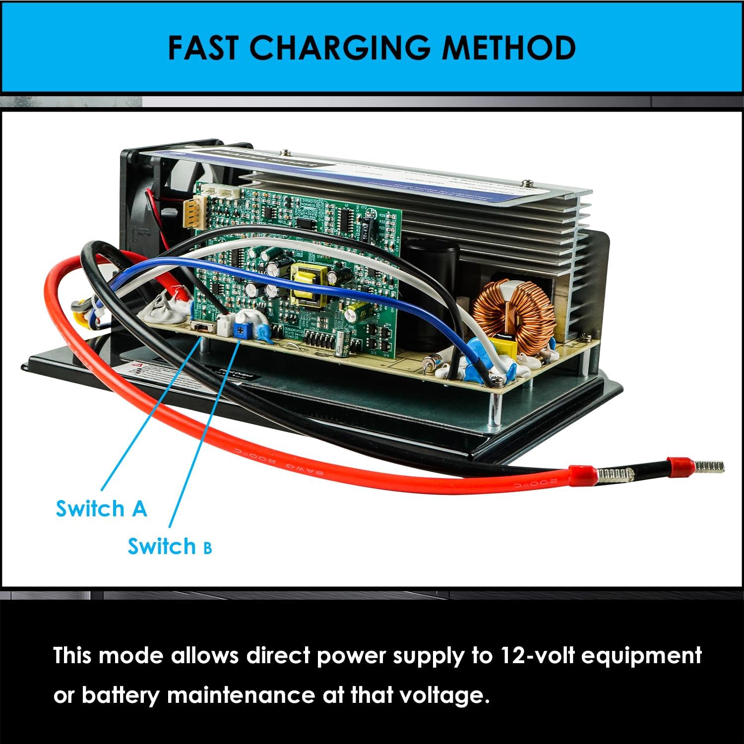 Thumbnail 6 de WAVLINK 55 Amp RV Power Converter 55A