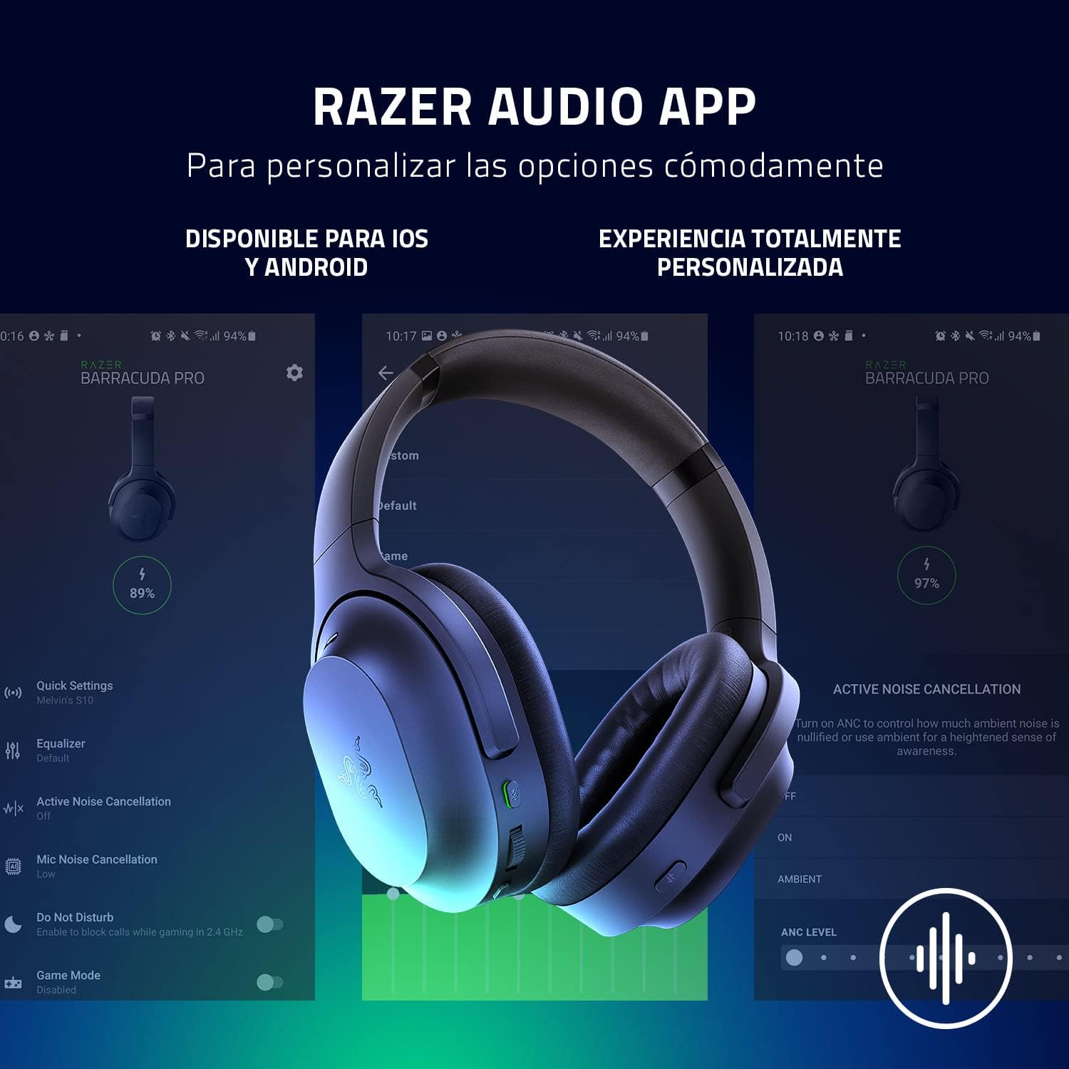 Thumbnail 6 de Razer Barracuda Pro - Auriculares inalámbricos para juegos