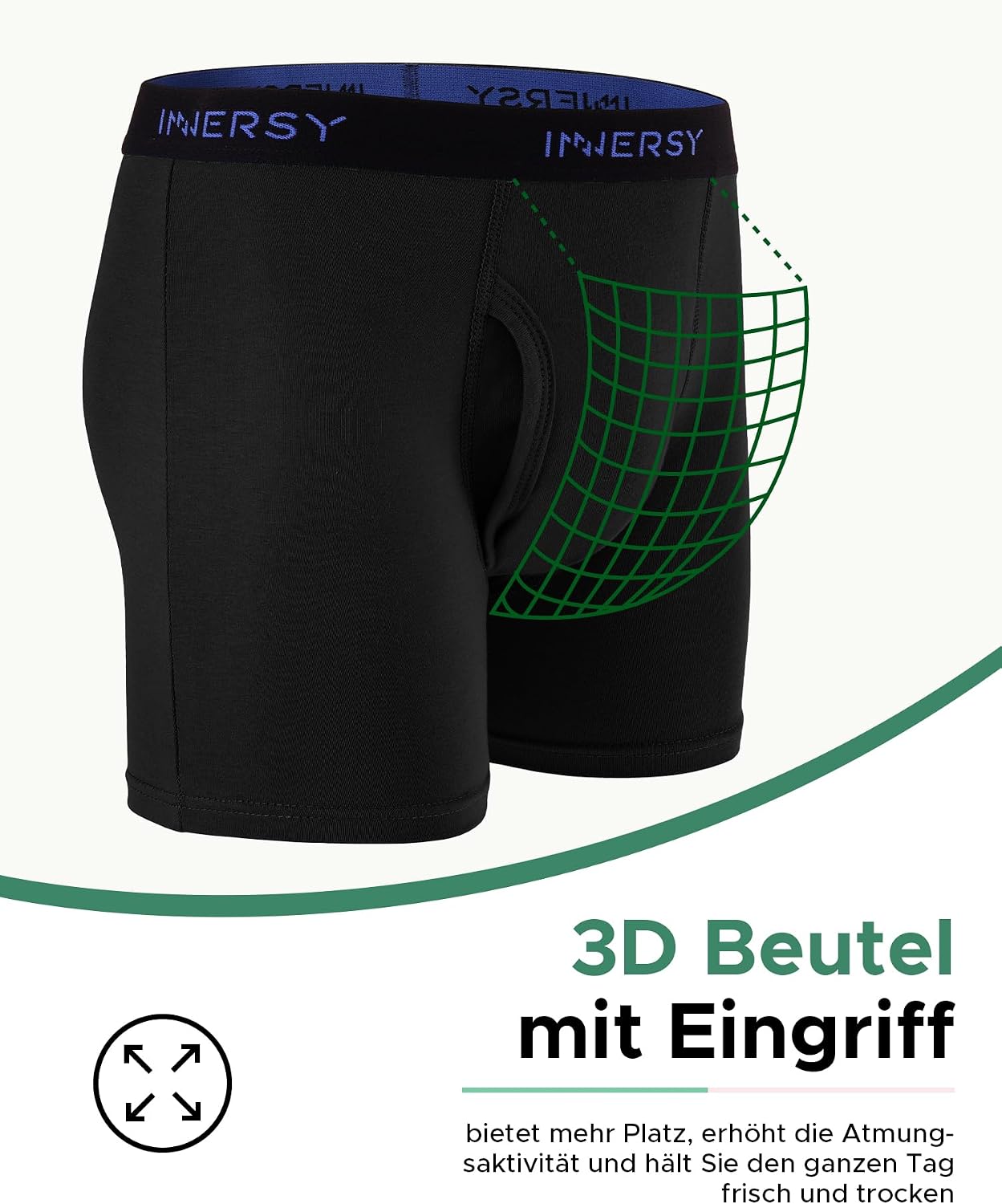 Detalle 1 de INNERSY Boxershorts Jungen Baumwolle 5er Pack