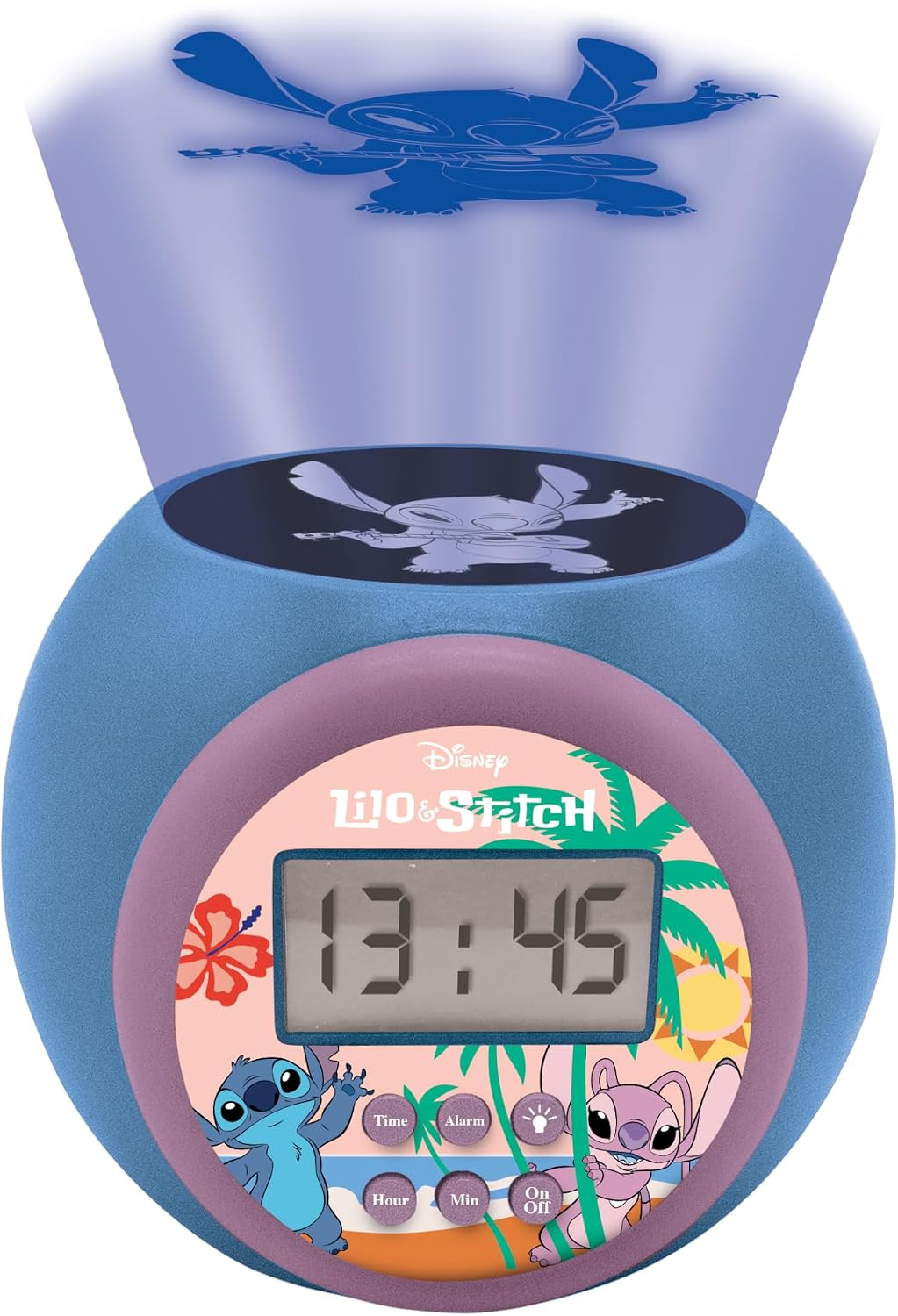 Thumbnail 2 de LEXIBOOK RL977DLXB Disney Stitch Projector Alarm Clock with Night Light