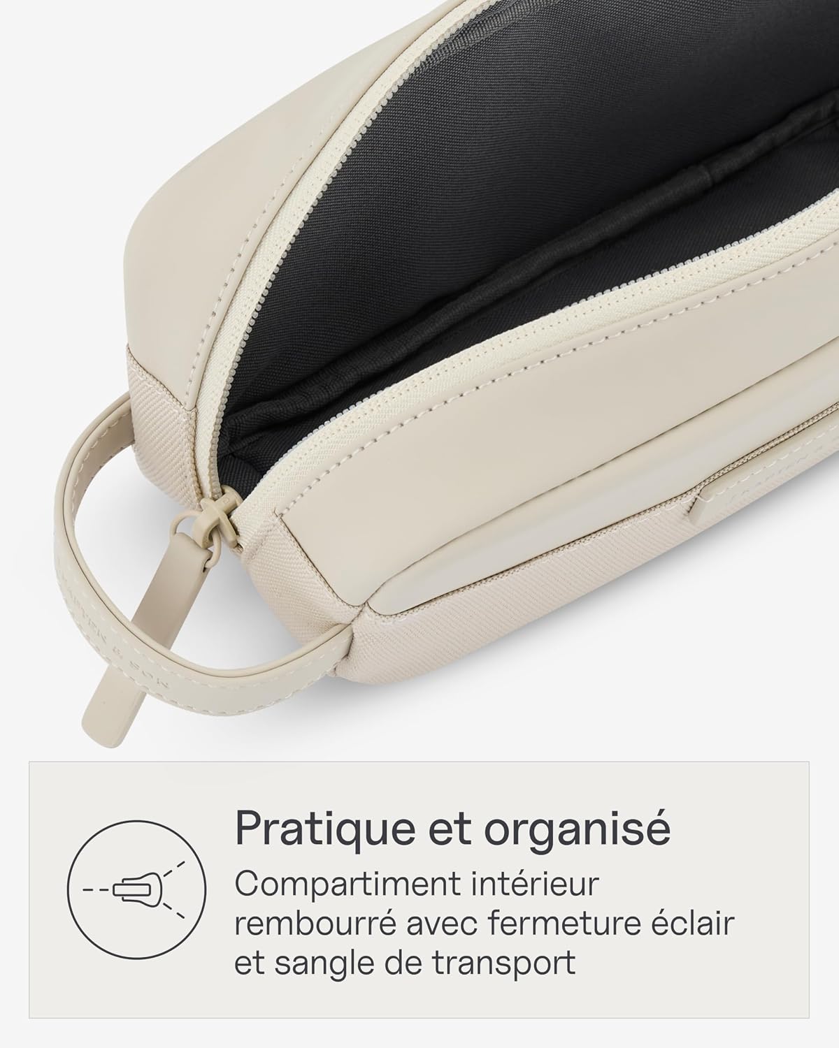 Detalle de Kapten & Son Bergen Accessory Case Sandstone – étui organisateur pour accessoires (1 L)