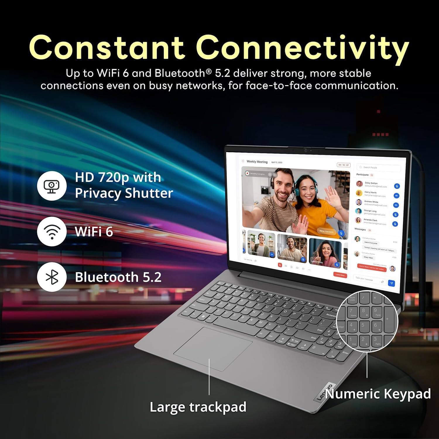 Thumbnail 4 de Lenovo laptop with 15.6-inch FHD display