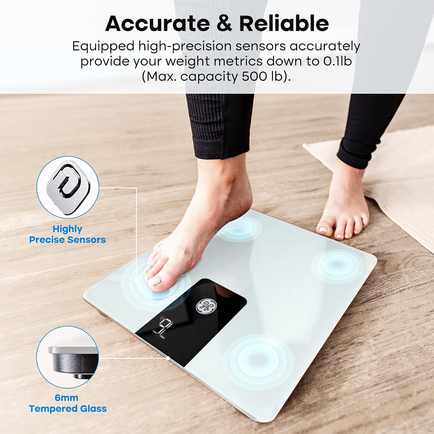 Detalle 2 de GE Digital Bathroom Scale, 500 lb Capacity