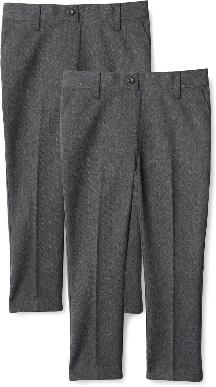 Thumbnail 5 de Amazon Essentials Girls' School Uniform Trousers, Pack of 2